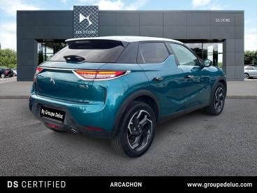 DS CERTIFIED Ds Ds 3 Crossback Bluehdi 130ch Grand Chic Automatique 126g occasion certifiée - Citadine Diesel Bleu Millenium (m) - Toit Blanc Opale - La Teste De Buch - 3858770_2
