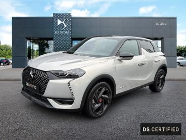 DS CERTIFIED Ds Ds 3 Crossback E-tense Performance Line + occasion certifiée - Citadine Electrique Cristal Pearl (m) - Toit Noir Perla Nera - Valenciennes - 3865352_1