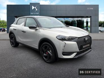 DS CERTIFIED Ds Ds 3 Crossback E-tense Performance Line + occasion certifiée - Citadine Electrique Cristal Pearl (m) - Toit Noir Perla Nera - Valenciennes - 3865352_3