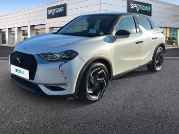 DS CERTIFIED Ds Ds 3 Crossback Puretech 155 Eat8 Grand Chic occasion certifiée - Citadine Essence Blanc Banquise - Valence - 3867912_1