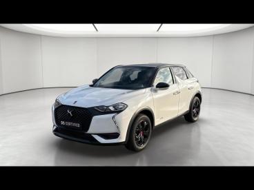 DS CERTIFIED Ds Ds 3 Crossback Bluehdi 130ch Performance Line Automatique occasion certifiée - Citadine Diesel Blanc Banquise - Toit Noir Perla N. - Lesmenils - 3875609_1
