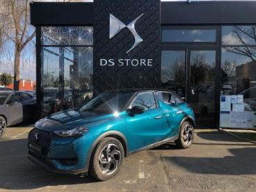 DS CERTIFIED Ds Ds 3 Crossback E-tense Rivoli occasion certifiée - Citadine Electrique Bleu Millenium - Toit Noir Perla Nera - Chambourcy - 3875619_1