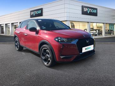 DS CERTIFIED Ds Ds 3 Crossback Puretech 100ch Grand Chic 105g occasion certifiée - Citadine Essence Rouge Rubi (m) - Toit Noir Perla Nera - Le Havre - 3875644_3