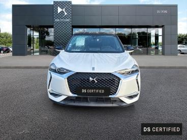 DS CERTIFIED Ds Ds 3 Crossback Puretech 130ch Grand Chic Automatique 7cv occasion certifiée - Citadine Essence Blanc Perle Nacré - Toit Noir Perla N. - St Brieuc - 3879423_2