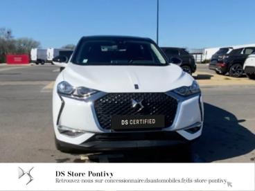 DS CERTIFIED Ds Ds 3 Crossback Bluehdi 100ch Business occasion certifiée - Citadine Diesel Blanc Perle Nacré - Toit Noir Perla N. - Saint Thuriau - 3891377_2