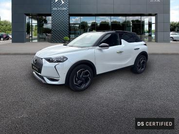 DS CERTIFIED Ds Ds 3 Crossback Puretech 130ch Grand Chic Automatique 7cv occasion certifiée - Citadine Essence Blanc Perle Nacré - Toit Noir Perla N. - Saint Martin Des Champs - 3902576_1