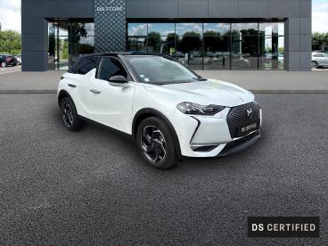 DS CERTIFIED Ds Ds 3 Crossback Puretech 130ch Grand Chic Automatique 7cv occasion certifiée - Citadine Essence Blanc Perle Nacré - Toit Noir Perla N. - Saint Martin Des Champs - 3902576_3