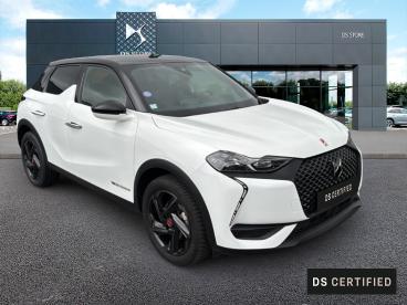DS CERTIFIED Ds Ds 3 Crossback 3 Crossback Puretech 155 Eat8 Performance Line+ occasion certifiée - Citadine Essence Blanc Banquise - Pont Audemer - 3935440_3