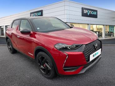 DS CERTIFIED Ds Ds 3 Crossback Puretech 130 Eat8 Performance Line+ occasion certifiée - Citadine Essence Rouge  - Valence - 3935540_3