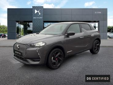 DS CERTIFIED Ds Ds 3 Crossback E Tense Performance Line + occasion certifiée - Citadine Electrique Gris Platinium (métallisé) - Valence - 3935583_1