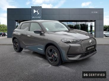 DS CERTIFIED Ds Ds 3 Crossback E Tense Performance Line + occasion certifiée - Citadine Electrique Gris Platinium (métallisé) - Valence - 3935583_3