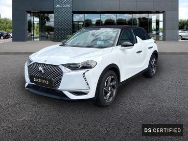 DS CERTIFIED Ds Ds 3 Crossback E-tense Grand Chic 4cv occasion certifiée - Citadine Electrique Blanc Banquise (o) - Toit Diamond Red - Saint Thuriau - 3940218_1