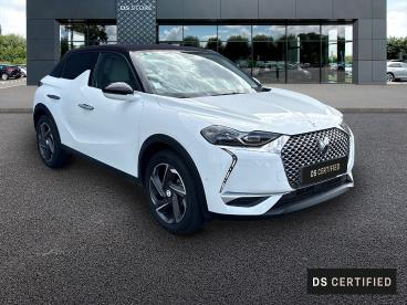 DS CERTIFIED Ds Ds 3 Crossback E-tense Grand Chic 4cv occasion certifiée - Citadine Electrique Blanc Banquise (o) - Toit Diamond Red - Saint Thuriau - 3940218_3