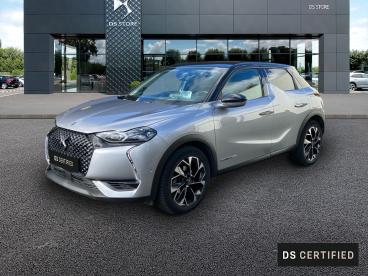 DS CERTIFIED Ds Ds 3 Crossback Puretech 130ch Louvre Automatique 135g occasion certifiée - Citadine Essence Gris Artense (m) - Toit Noir Perla Nera - Moulins - 3940227_1