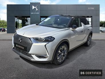 DS CERTIFIED Ds Ds 3 Crossback E-tense Rivoli occasion certifiée - Citadine Electrique Cristal Pearl (m) - Toit Noir Perla Nera - St Brieuc - 3950483_1