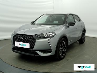 DS CERTIFIED Ds Ds 3 Crossback Puretech 130ch Louvre Automatique occasion certifiée - Citadine Essence Gris Artense (m) - Toit Noir Perla Nera - Chambery - 3953763_1