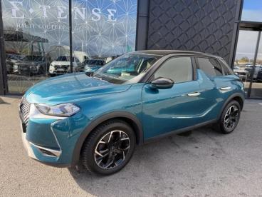 SPOTICAR Ds Ds 3 Crossback Puretech 130ch So Chic Automatique Occasion - Citadine Essence Bleu Millenium (m) - Toit Noir Onyx - Sene - 1203955837_1