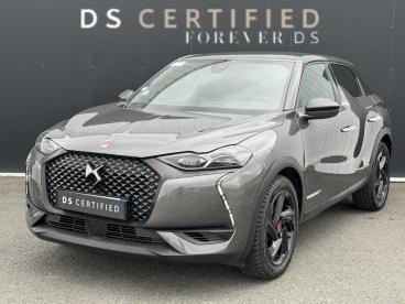 DS CERTIFIED Ds Ds 3 Crossback 1.2 Puretech 130 Auto Performance Line + occasion certifiée - Citadine Essence Gris Foncé - Montrond Les Bains - 3956156_1