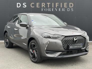 DS CERTIFIED Ds Ds 3 Crossback 1.2 Puretech 130 Auto Performance Line + occasion certifiée - Citadine Essence Gris Foncé - Montrond Les Bains - 3956156_2