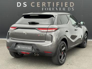 DS CERTIFIED Ds Ds 3 Crossback 1.2 Puretech 130 Auto Performance Line + occasion certifiée - Citadine Essence Gris Foncé - Montrond Les Bains - 3956156_3