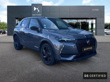 DS CERTIFIED Ds Ds 3 Crossback Bluehdi 130ch Performance Line + Automatique 98g occasion certifiée - Citadine Diesel Gris Platinium - Toit Noir Perla Nera - Arles - 3959535_3