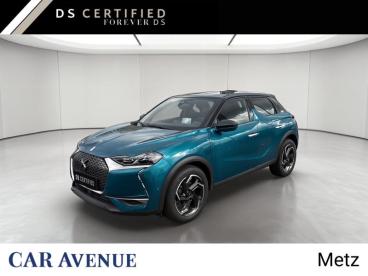 DS CERTIFIED Ds Ds 3 Crossback Bluehdi 130ch Grand Chic Automatique 126g occasion certifiée - Citadine Diesel Bleu Millenium - Toit Noir Perla Nera - Metz - 3959605_1