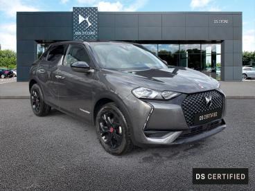 DS CERTIFIED Ds Ds 3 Crossback Bluehdi 110ch Performance Line occasion certifiée - Citadine Diesel Gris Platinium - Toit Noir Perla Nera - Tille - 3963004_3