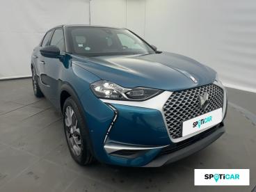DS CERTIFIED Ds Ds 3 Crossback E-tense Grand Chic 4cv occasion certifiée - Citadine Electrique Bleu Millenium - Toit Noir Perla Nera - Chambery - 3963011_3