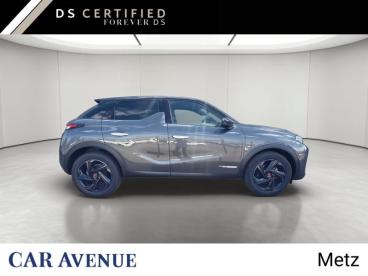 DS CERTIFIED Ds Ds 3 Crossback Bluehdi 130ch Performance Line + Automatique 126g occasion certifiée - Citadine Diesel Gris Platinium - Toit Noir Perla Nera - Metz - 3963020_3