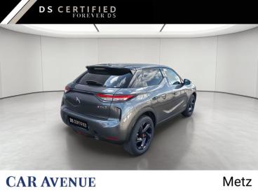 DS CERTIFIED Ds Ds 3 Crossback Bluehdi 130ch Performance Line + Automatique 126g occasion certifiée - Citadine Diesel Gris Platinium - Toit Noir Perla Nera - Metz - 3963020_4