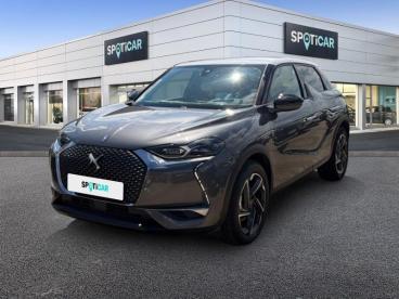DS CERTIFIED Ds Ds 3 Crossback Puretech 130ch Grand Chic Automatique occasion certifiée - Citadine Essence Gris Platinium (m) - Toit Blanc Opale - Nimes - 3963040_1