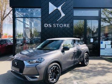 DS CERTIFIED Ds Ds 3 Crossback Puretech 100ch Faubourg occasion certifiée - Citadine Essence Gris Platinium (m) - Toit Blanc Opale - Chambourcy - 3973556_1