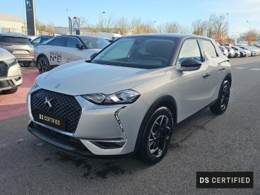 DS CERTIFIED Ds Ds 3 Crossback Puretech 130ch Faubourg Automatique 135g occasion certifiée - Citadine Essence Cristal Pearl (métallisée) - St Memmie - 3981023_1