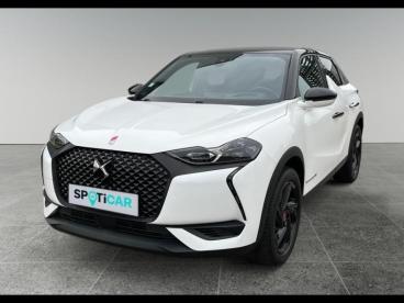 DS CERTIFIED Ds Ds 3 Crossback Essence 100 Performance Line + Camera Gps Carplay occasion certifiée - Citadine Essence Blanc Banquise - Toit Noir Perla N. - Colmar - 3985549_1