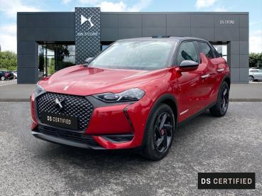 DS CERTIFIED Ds Ds 3 Crossback E-tense Performance Line + 4cv occasion certifiée - Citadine Electrique Rouge Rubi (m) - Toit Noir Perla Nera - Charleville Mezieres - 3986785_1