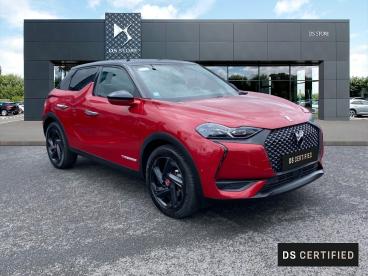 DS CERTIFIED Ds Ds 3 Crossback E-tense Performance Line + 4cv occasion certifiée - Citadine Electrique Rouge Rubi (m) - Toit Noir Perla Nera - Charleville Mezieres - 3986785_3