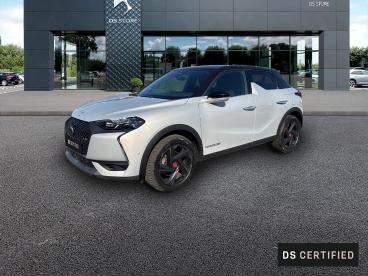 DS CERTIFIED Ds Ds 3 Crossback Puretech 130ch Performance Line Automatique 7cv occasion certifiée - Citadine Essence Cristal Pearl (m) - Toit Noir Perla Nera - Saint Martin Des Champs - 3988478_1