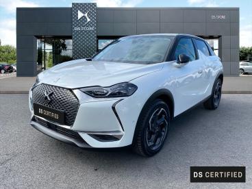 DS CERTIFIED Ds Ds 3 Crossback Puretech 130ch Rivoli Automatique occasion certifiée - Citadine Essence Blanc Perle Nacré - Toit Noir Perla N. - Charleville Mezieres - 3991910_1