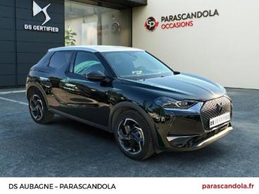 DS CERTIFIED Ds Ds 3 Crossback Bluehdi 130ch Rivoli Automatique 132g occasion certifiée - Citadine Diesel Noir Perla Nera (n) - Toit Blanc Opale - Aubagne - 3994580_3