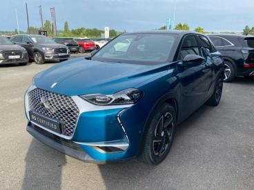 DS CERTIFIED Ds Ds 3 Crossback E-tense Grand Chic 4cv occasion certifiée - Citadine Electrique Bleu Millenium - Toit Noir Perla Nera - Blois - 3998032_3