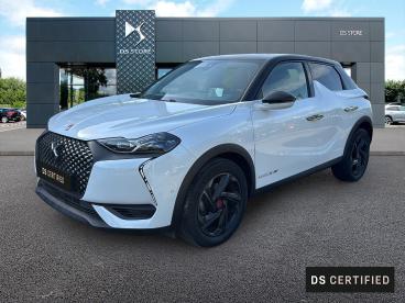 DS CERTIFIED Ds Ds 3 Crossback Puretech 130ch Performance Line + Automatique 7cv occasion certifiée - Citadine Essence Blanc Perle Nacré - Toit Noir Perla N. - Compiegne - 4010675_1
