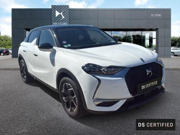 DS CERTIFIED Ds Ds 3 Crossback Puretech 130 Eat8 So Chic occasion certifiée - Citadine Essence Blanc - Valence - 4012137_3