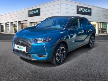 SPOTICAR Ds Ds 3 Crossback Puretech 155ch Grand Chic Automatique 119g Occasion - Citadine Essence Bleu Millenium (m) - Toit Noir Onyx - Charleville Mezieres - 1204013201_1