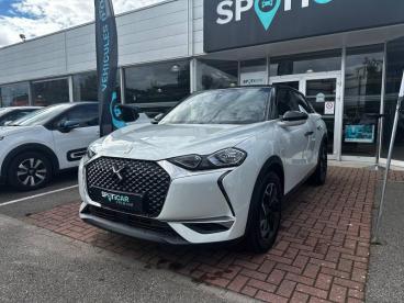 DS CERTIFIED Ds Ds 3 Crossback Puretech 130ch Grand Chic Automatique 7cv occasion certifiée - Citadine Essence Blanc Perle Nacré - Toit Noir Perla N. - Hoenheim - 4018626_1