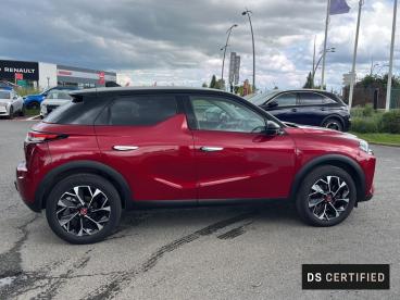 DS CERTIFIED Ds Ds 3 Crossback Bluehdi 130ch Performance Line + Automatique occasion certifiée - Citadine Diesel Rouge Rubi (m) - Toit Noir Perla Nera - Tille - 4018634_4
