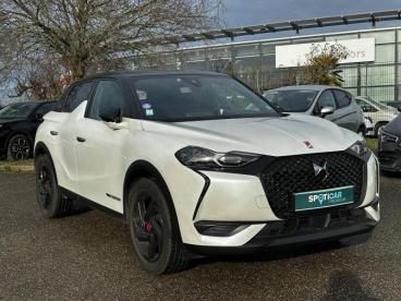DS CERTIFIED Ds Ds 3 Crossback Puretech 130ch Performance Line Automatique 7cv occasion certifiée - Citadine Essence Blanc Perle Nacré - Toit Noir Perla N. - Hoenheim - 4031683_3