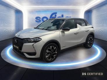 DS CERTIFIED Ds Ds 3 Crossback Puretech 130ch Louvre Automatique 135g occasion certifiée - Citadine Essence Cristal Pearl (m) - Toit Noir Perla Nera - Longuenesse - 4031689_1