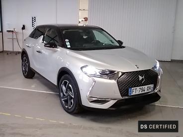 DS CERTIFIED Ds Ds 3 Crossback 3 Crossback Puretech 130 Eat8 Grand Chic occasion certifiée - Citadine Essence Gris Clair - Pont Audemer - 4041222_3