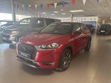 DS CERTIFIED Ds Ds 3 Crossback Puretech 130ch Grand Chic Automatique 7cv occasion certifiée - Citadine Essence Rouge Rubi (m) - Toit Noir Perla Nera - Chelles - 4051729_2