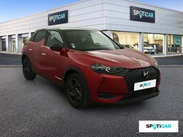 SPOTICAR Ds Ds 3 Crossback Puretech 130ch Performance Line Automatique 7cv Occasion - Citadine Essence Rouge Rubi (m) - Toit Noir Perla Nera - Libourne - 1204052245_3